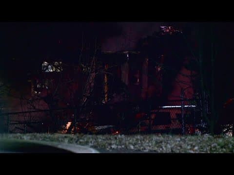 Crews still working to get fire under control after explosion in Arlington