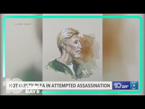 Man accused of trying to assassinate former President Donald Trump pleads not guilty