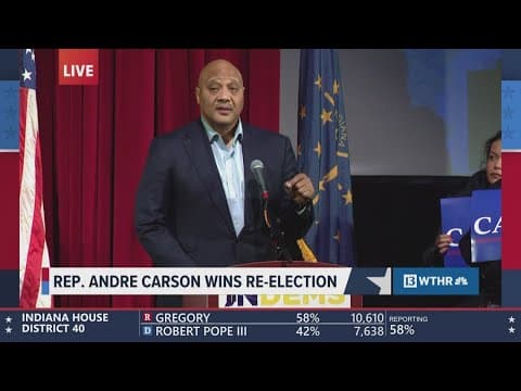 Rep. André Carson wins re-election in Indiana's 7th Congressional District | Decision 2024