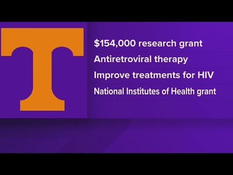 University of Tennessee researcher receives grant to improve HIV treatments