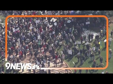 US protests demand change over Trump's alleged constitutional violations