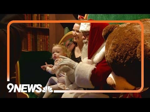 Deaf Santa Claus greets kids at Gaylord Rockies