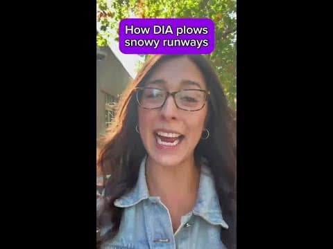 How DIA plows snowy runways