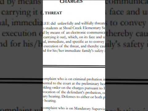 Man threatens mass shooting at elementary school, arrested by police for making criminal threats