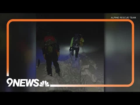 Rescue crews save man stuck in Gilpin County snow
