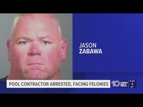 Pool contractor arrested, facing felonies for not pulling permits and returning money