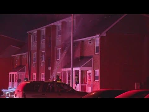 LIVE | 2 teenagers hospitalized in apartment fire on Indy's near northeast side
