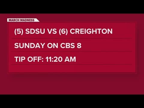 SDSU vs Creighton: How to watch Sunday's NCAA Tournament basketball game