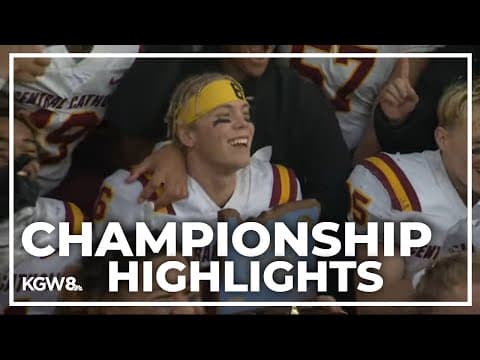 Central Catholic, Wilsonville snag 6A, 5A championship win