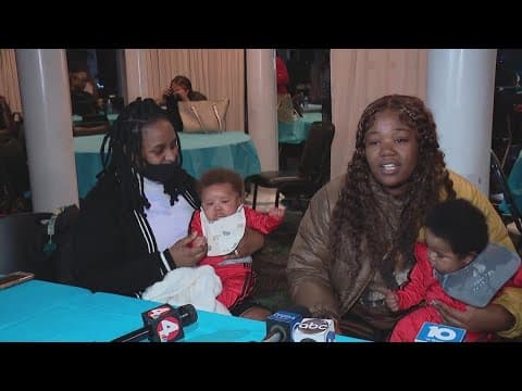 Family members celebrate safe return of Kyair and Kason Thomas