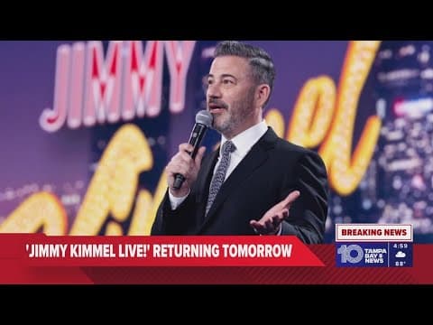 'Jimmy Kimmel Live!' returning after suspension
