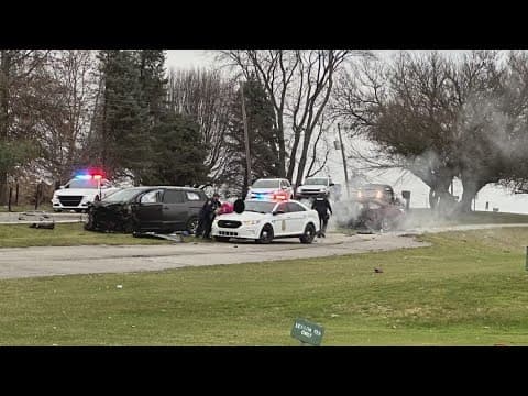 34-year-old man killed after teen flees police in stolen car, crashes on Indy's southwest side