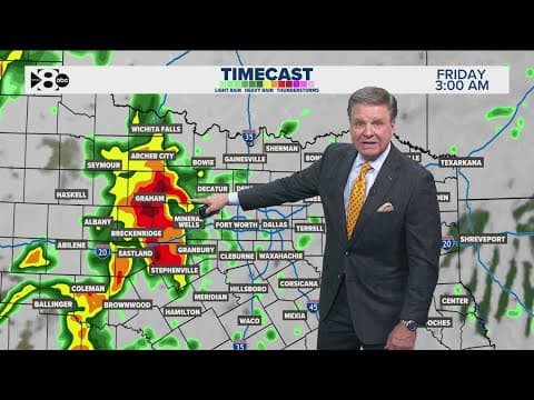 DFW Weather: Tracking the potential for hail, severe thunderstorms in North Texas