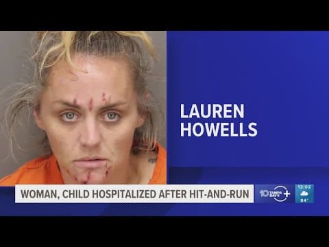 Woman in custody after hit-and-run crash that seriously injured mom and her child