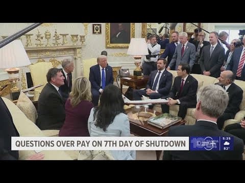 Trump administration threatens no back pay for federal workers in shutdown