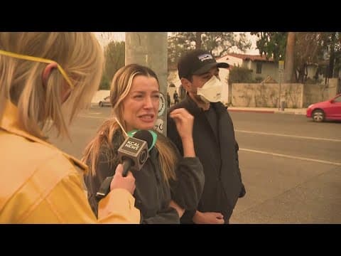 Woman shares emotional story of evacuating from California fires