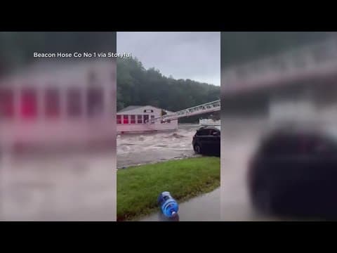 Video shows damage from storms in Northeast