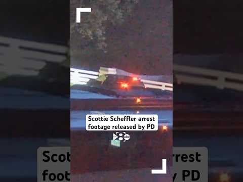 Scottie Scheffler arrest footage released by Louisville police shows interaction with officer