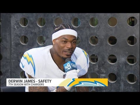 Chargers safety Derwin James discusses energy around the team ahead of the 2024 NFL season