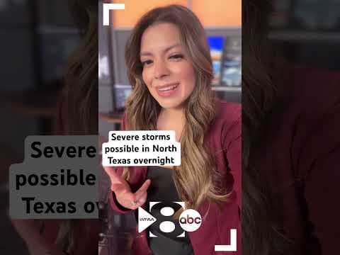 Storms will move through DFW overnight bringing chances of severe weather.