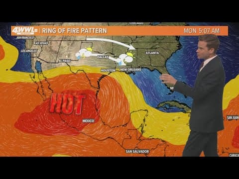 New Orleans Weather: A few storms possible, temperatures staying warm