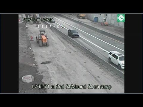 I-70 West in downtown Columbus down to 1 lane as crews make emergency pavement repairs