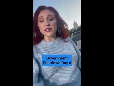Government shutdown enters day six recap
