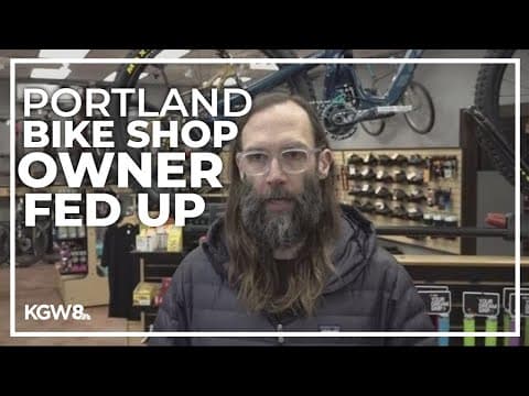 Portland bike shop fed up with theft and vandalism, waiting for city leaders to make a change