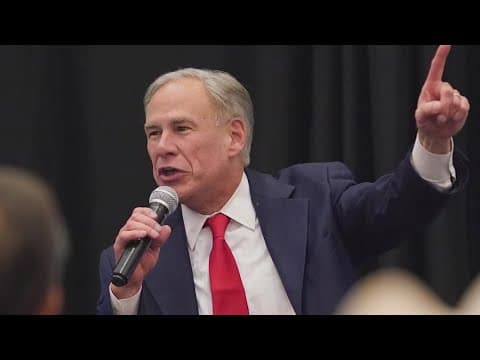 Trump, Texas Gov. Greg Abbott meeting at White House