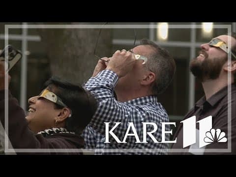 Eclipse watch in Minnesota