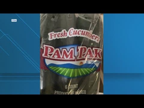 Cucumbers grown in Mexico recalled due to potential salmonella contamination