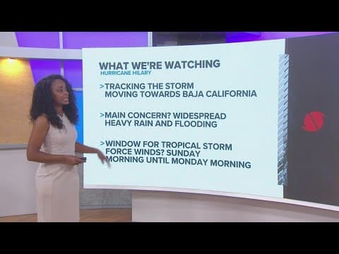 Latest Hilary update | Tropical Storm Warning issued for Southern California