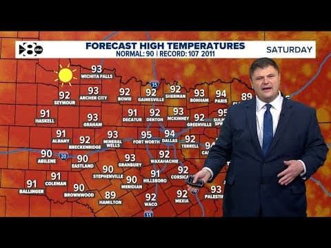 8:30 p.m. DFW Weather Update: Jessie Hawila gives latest updates in North Texas (9.12.25)