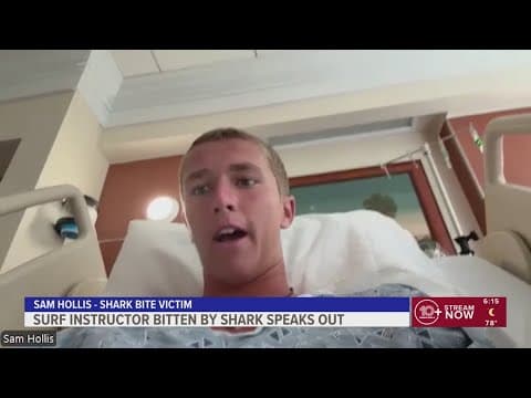 Florida teen surf instructor says shark attack he survived won't keep him out of the water