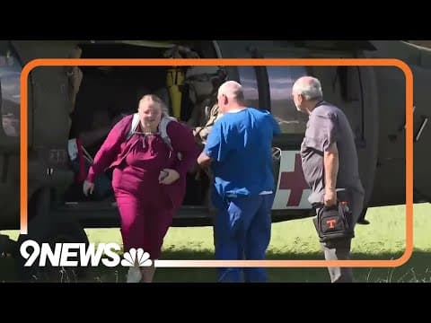 Dozens rescued from Tennessee hospital roof after Hurricane Helene floodwaters trapped them