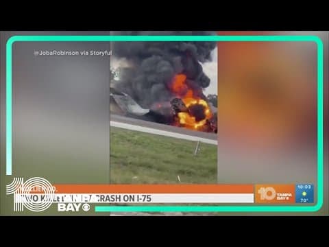 Small plane crash on I-75 in southwest Florida kills 2