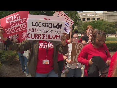 'Enough is enough' | Indianapolis students walk out of class, protesting gun violence