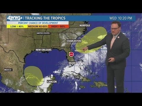 Wednesday 10pm Tropical Update: Tracking Invest 90 and watching Bay of Campeche