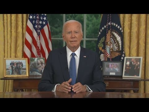 Biden addresses nation | 'We are a great nation because we are good people.'