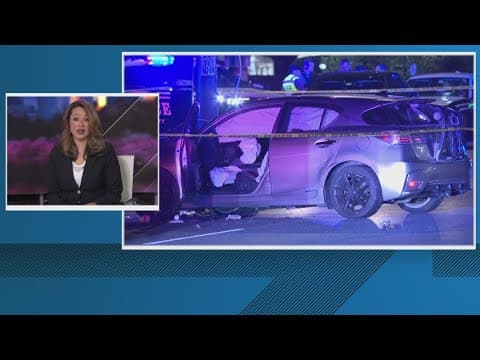 Driver charged with DUI after hitting multiple cars and pedestrian before crashing into a utility po