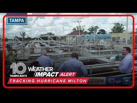 Tampa water service to stay on during Hurricane Milton