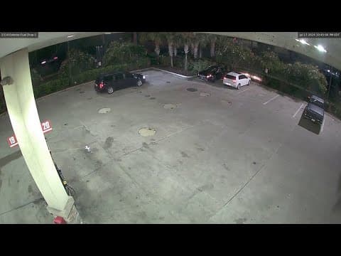 Surveillance cameras show suspects stealing diesel from gas stations and transporting it