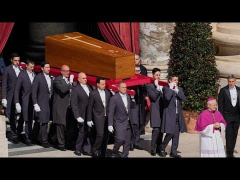 Mighty and meek bid farewell to Pope Francis at funeral where he is remembered as pope of the people