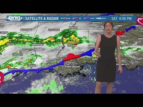 New Orleans Weather: Rain early Sunday, turning much cooler
