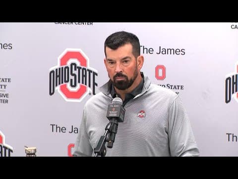 Ryan Day holds press conference ahead of Ohio State-Nebraska game