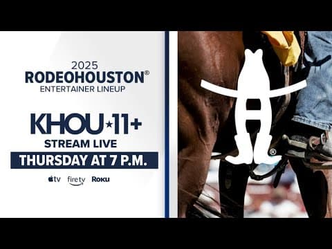 It's time!  The RodeoHouston lineup is being released Thursday at 7 p.m.