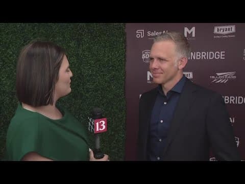 On the red carpet with Ed Carpenter