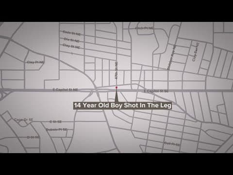 14-year-old boy shot in leg near Northeast DC high school