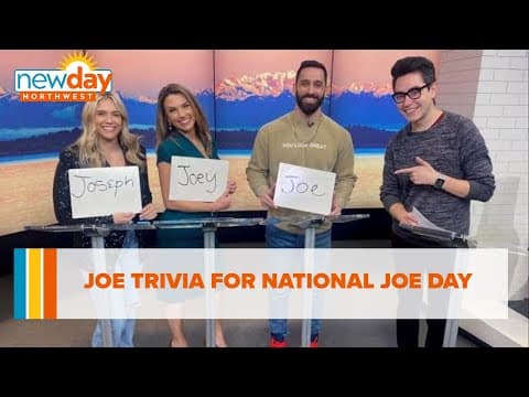 It's National Joe Day! Can you guess these famous Joes, Josephs, and Josephines? - Game On - New Day