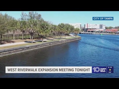 Tampa city officials want thoughts on Riverwalk expansion